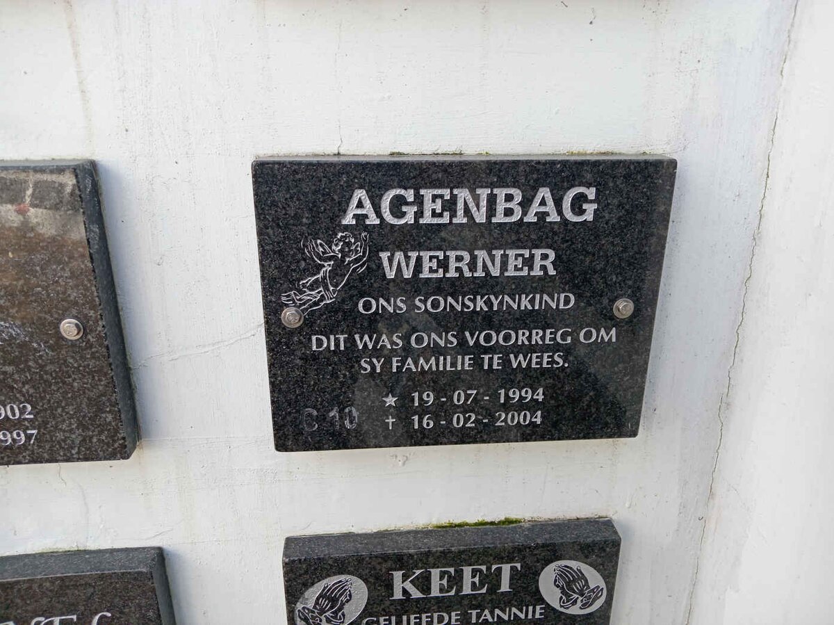 AGENBAG Werner 1994-2004