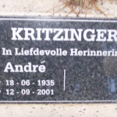 KRITZINGER André 1965-2001