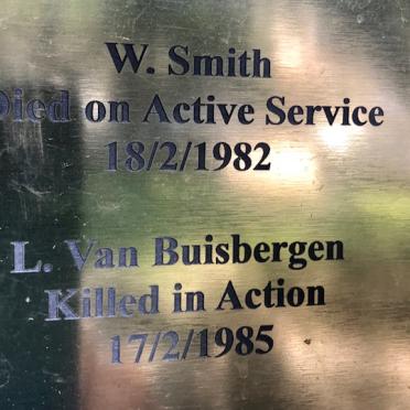 SMITH W. -1982 :: VAN BUISBERGEN L. -1985