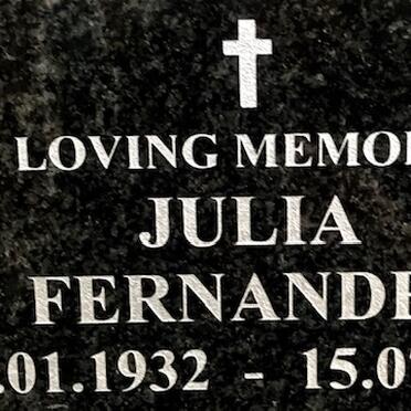 FERNANDES Julia 1932-2010