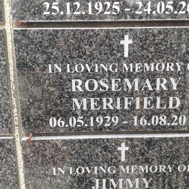 MERIFIELD Rosemary 1929-2019