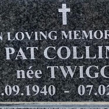 COLLINS Pat nee TWIGG 1940-2017