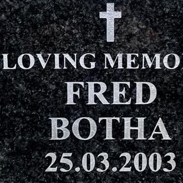 BOTHA Fred -2003