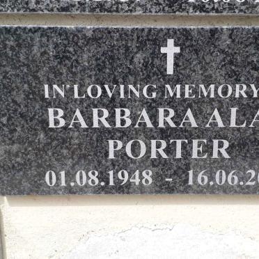 PORTER Barbara Alan 1948-2021