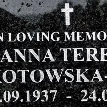 KUŚ Anna Teresa, KOTOWSKA 1937-1993
