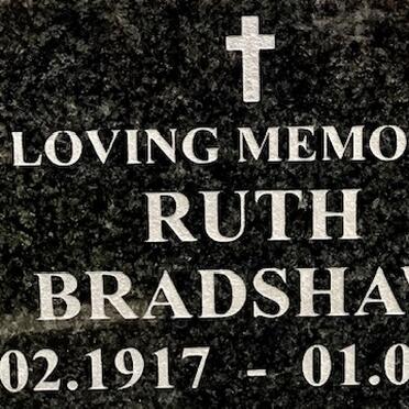 BRADSHAW Ruth 1917-2002