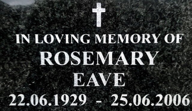 EAVE Rosemary 1929-2006