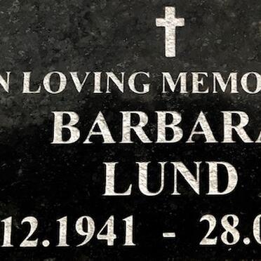 LUND Barbara 1941-2006