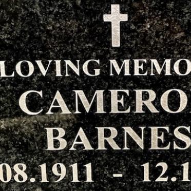 BARNES Cameron 1911-2004