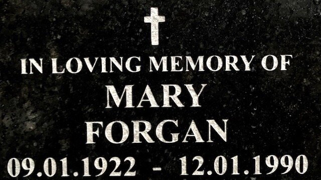 FORGAN Mary 1922-1990