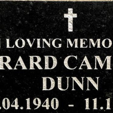 DUNN Gerard Cameron 1940-1999
