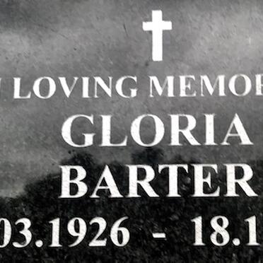 BARTER Gloria 1926-2008