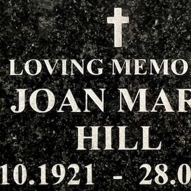 HILL Joan Mary 1921-1999