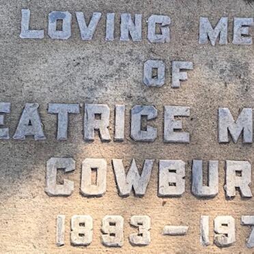 COWBURN Beatrice Mabel 1893-1971