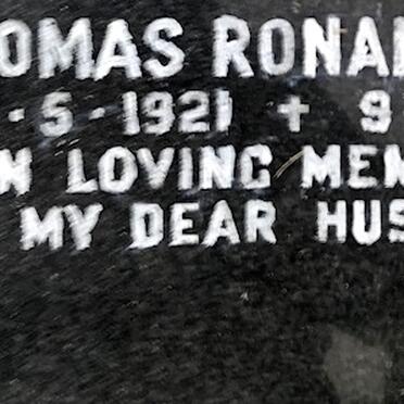 COOM Thomas Ronald 1921-1989