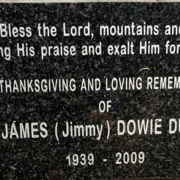 DUNN James Dowie 1939-2009