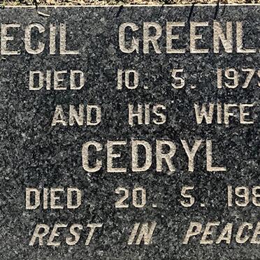 GREENLAND Cecil -1979 &amp; Cedryl -1986