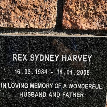HARVEY Rex Sydney 1934-2008
