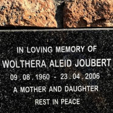JOUBERT Wolthera Aleid 1960-2006