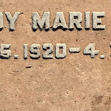 KING Joy Marie 1920-1977