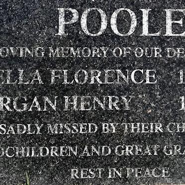 POOLE Morgan Henry 1918-2009 &amp; Stella Florence 1920-2004