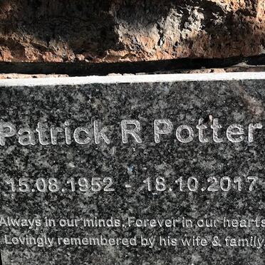 POTTER Patrick 1952-2017