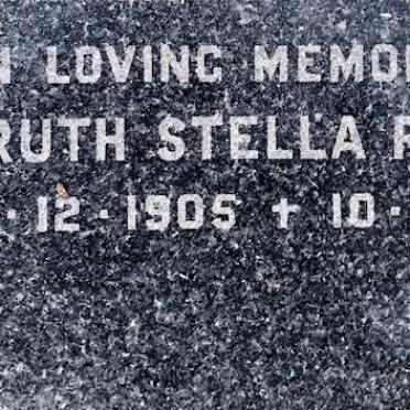 ROSS Ruth Stella 1905-19?0
