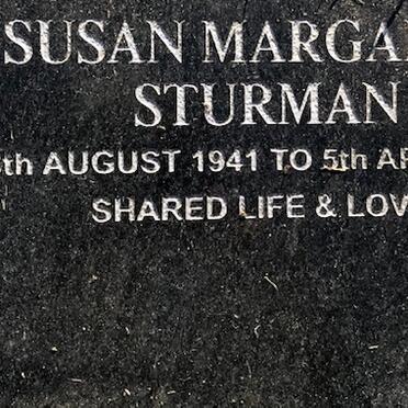 STURMAN Susan Margaret 1941-2016