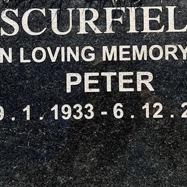 SCURFIELD Peter 1933-2016