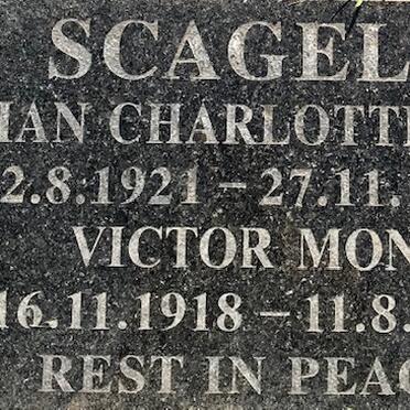 SCAGELL Victor Mons 1918-2013 &amp; Lillian Charlotte Maud 1921-1999