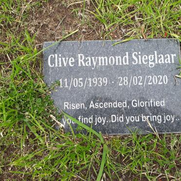 SIEGLAAR Clive Raymond 1939-2020