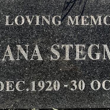 STEGMANN Diana 1920-2000