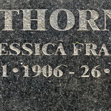 THORNE Jessica Francis 1906-1996