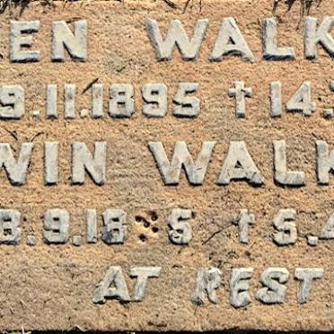WALKER Len 1895-1976 &amp; Win 18?5-1983