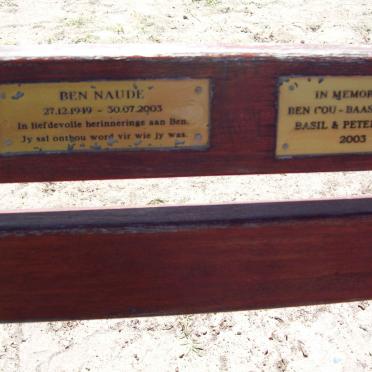 NAUDE Ben 1949-2003