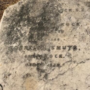 KOCK, de :: HOFMEYR :: SMUTS