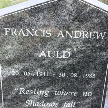 AULD Francis Andrew 1911-1985