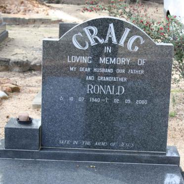 CRAIG Ronald 1940-2000
