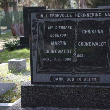 GRUNEWALD Martin -1980 &amp; Christina 