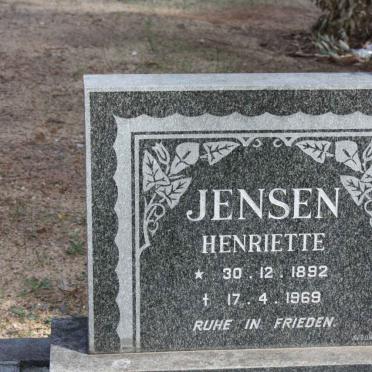 JENSEN Henriette 1892-1969