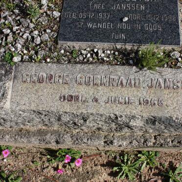 JANSSEN George Coenraad -1955