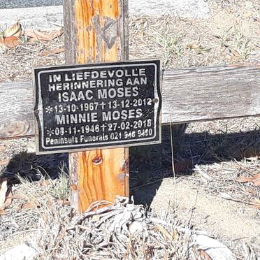 MOSES Minnie 1946-2018 :: MOSES Isaac 1967-2012