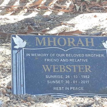 MHORAH Webster 1982-2011