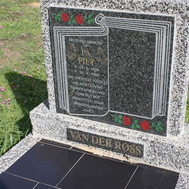 ROSS Piet, van der 1876-1962