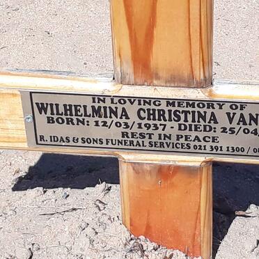 ROOY Wilhelmina Christina, van 1937-2022