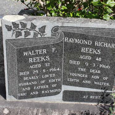 REEKS Walter F. -1964 :: REEKS Raymond Richard -1966