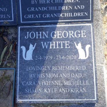 WHITE John George 1979-2020