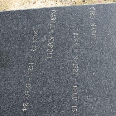 WIID Ciro Napoli 1927-1930 :: WIID Isabella Napoli 1929-1930 