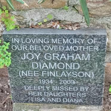 DIAMOND Joy Graham nee FINLAYSON 1934-2009