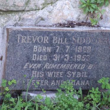 SIDDONS Trevor Bill 1908-1953